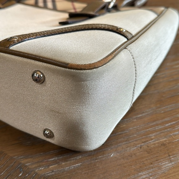 Burberry novacheck canvas tote bag COA - Picture 13 of 17